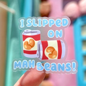 Mah Beans!! Przezroczysta naklejka/Babcie Blue Heeler Dogs Disney Laptop Vinyl Stickers dziecięca impreza urodzinowa pamiątka torba na prezenty butelka