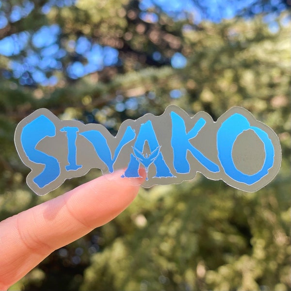 Sivako Avatar Transparent Disney Laptop Stickers/ Pandora planner stationery decal water bottle cellphone
