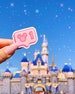 Mickey Instagram Like Button Sticker/ Pink Love Disney Laptop Stickers/ Disney Vinyl Decals/ IG Facebook Social Media icon/ Pastel Aesthetic 