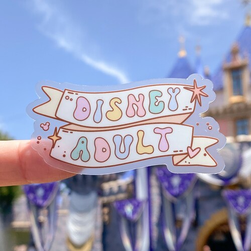 Magische Disney-banner voor volwassenen transparante laptopsticker/verborgen Mickey Pastel mobiele telefoonhoes bullet journal planner sticker waterfles