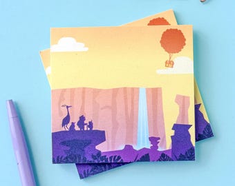 Paradise Falls Up Post It Notes | Disney Stationery (50 Sheets)