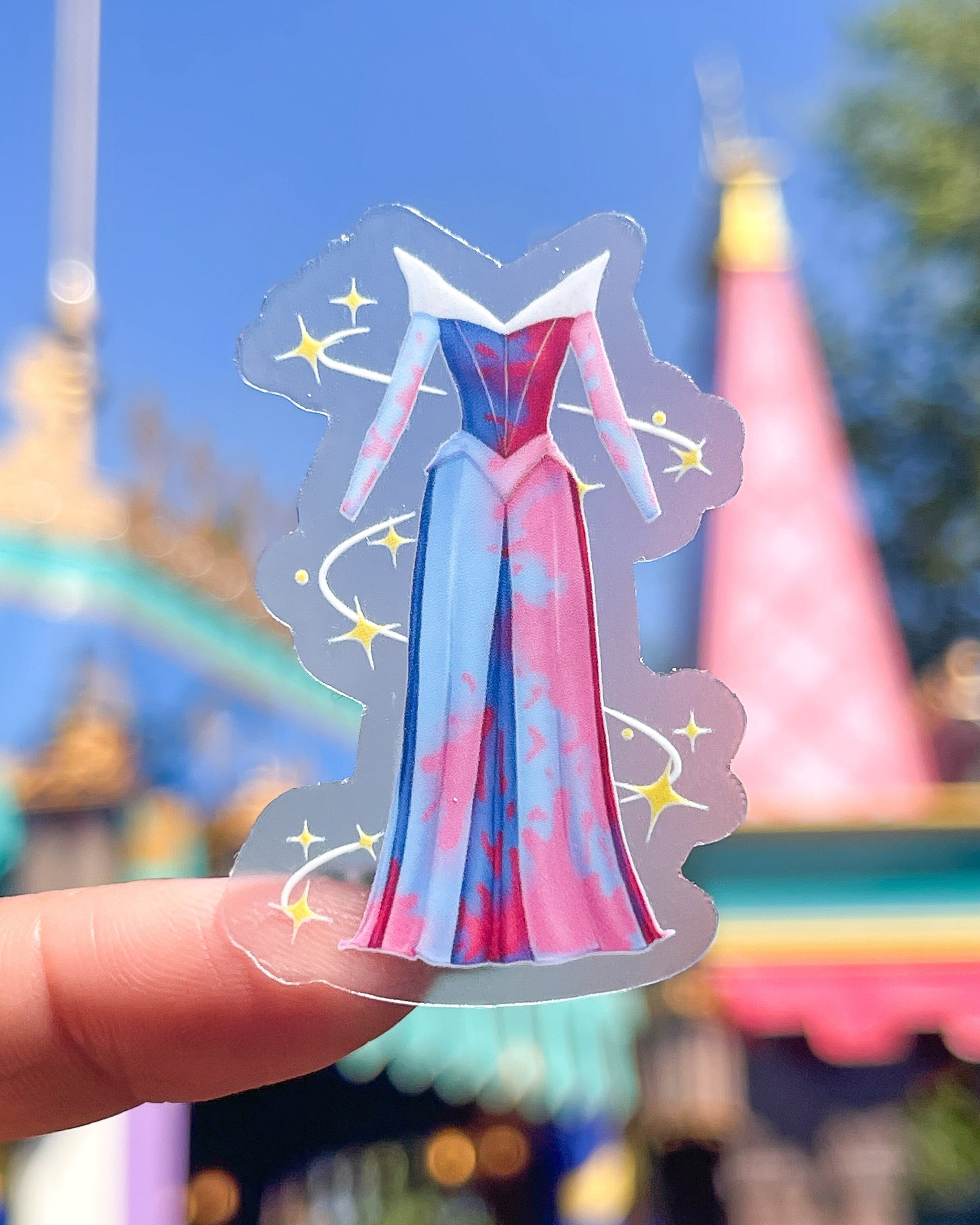 Pink Blue Dress Sleeping Beauty - Etsy
