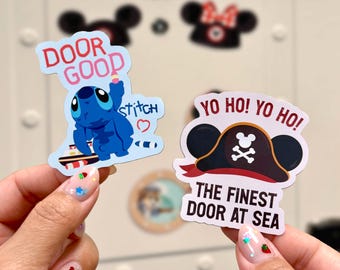 Nice Door! Stitch and Pirates (set of 5 each), Fish Extender Gifts Door Car Accessory Kids Children Pixiedust