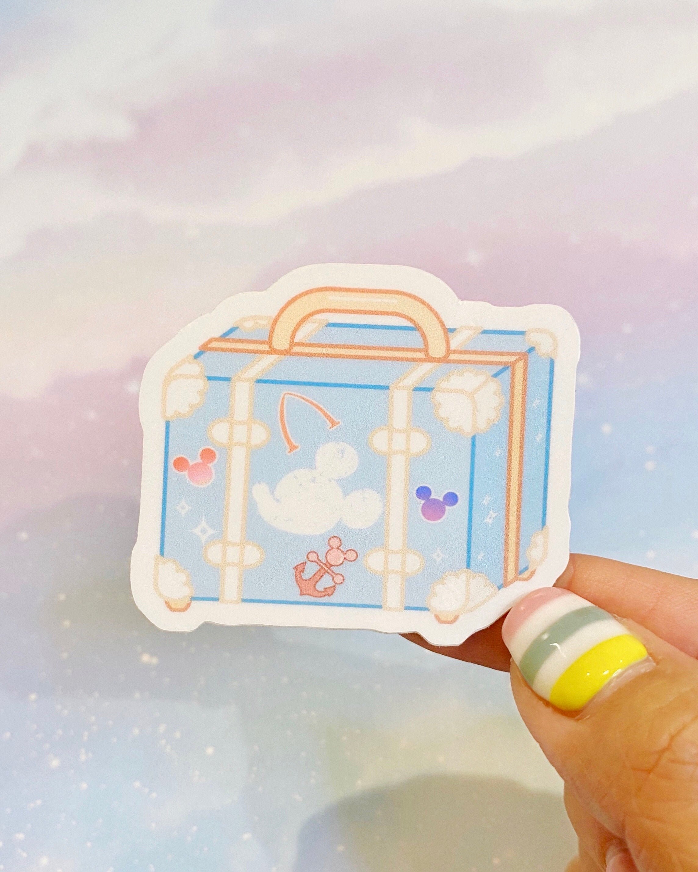Disney Vacation Luggage Sticker/ Disney Trip Laptop Stickers/ Etsy