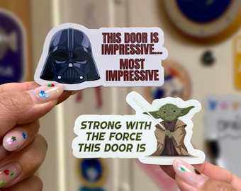 Nice Door! Jedi and Sith Cruise Magnets (set of 5 each), Darth Vader Yoda Fish Extender Gifts Door Star Wars Kids Children Pixiedust