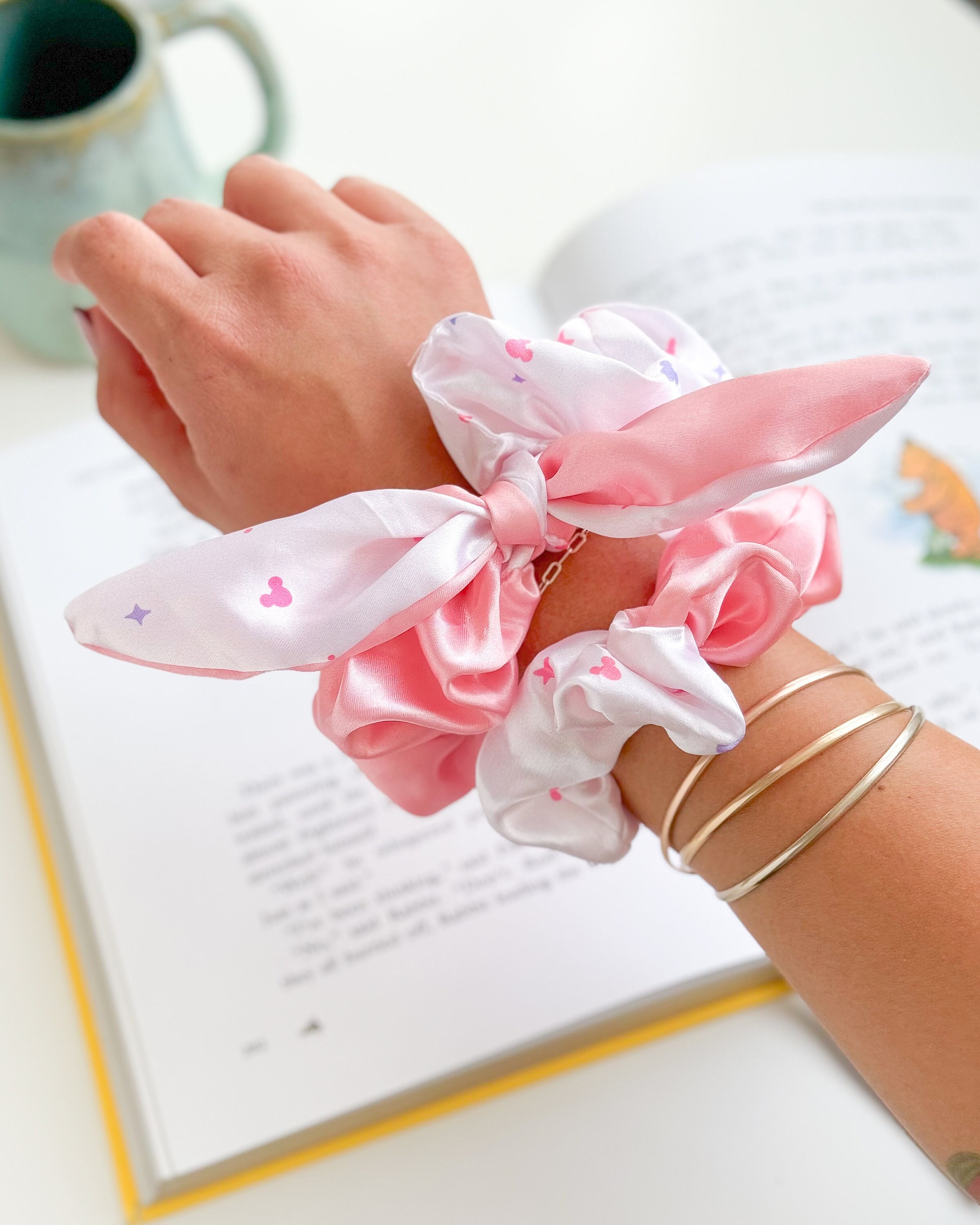ヘアアクセサリー [PRIMAUTE] Rose Chiffon Ribbon Scrunchie Amazon.com : 6 Pcs Scrunchies and Hair Accessories: Chiffon