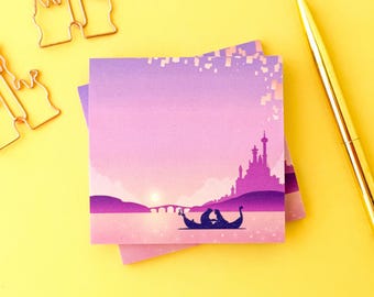 Floating Lanterns Post It Notes, Disney Stationery (50 Sheets)