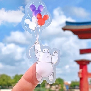 Baymax Micky Ballon Aufkleber Laptop Aufkleber / Big Hero 6 Disney Aufkleber / Journal Planer Wasserflasche Handy Aufkleber