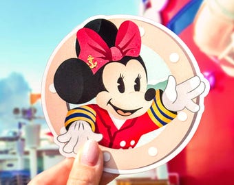 ディズニー DISNEY YUJIN ミニーマウス マグネット 花 中古 キャプテン・ミニーマウスの舷窓クルーズマグネット：ディズニーの妖精