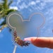 Boho Transparent Flower Mickey Wreath Sticker/ Minimalistic Disney Laptop Stickers/ Disney floral Vinyl/ boho summer/ indie/ floral ears