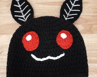 Gorro de hombre polilla tejido a ganchillo