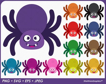 Spider clipart - Cartoon Spider SVG PNG