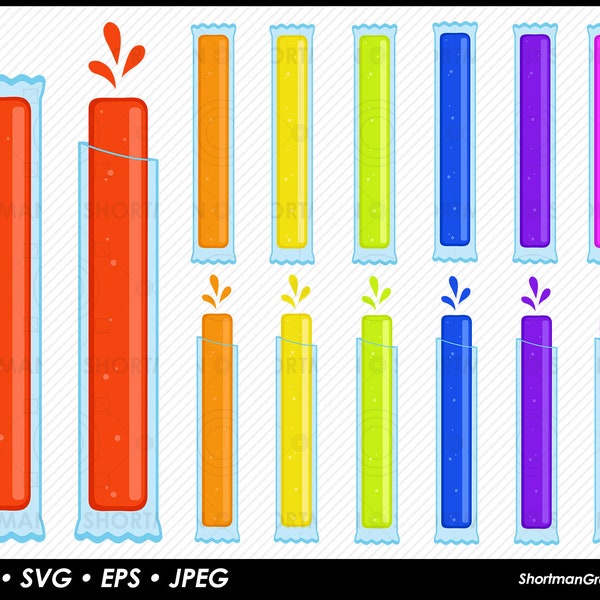 Ice Pop Clipart - SVG PNG Download