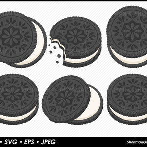 Schokoladenkeks mit Sahne Clipart - SVG PNG Download