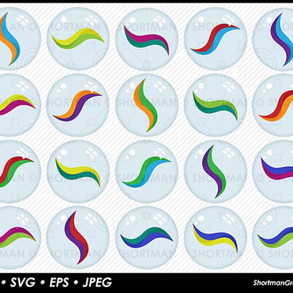 Glass Marbles Clipart - SVG PNG Download