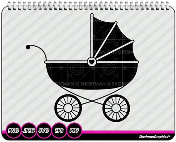 Download Baby Stroller Svg Eps Png Etsy