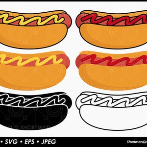 Hotdog Clipart PNG SVG