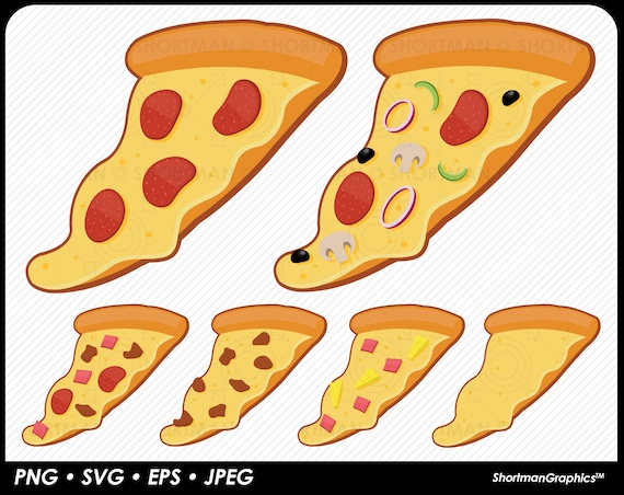 Download Pizza Slice Clipart Pepperoni Pizza Svg Png Etsy