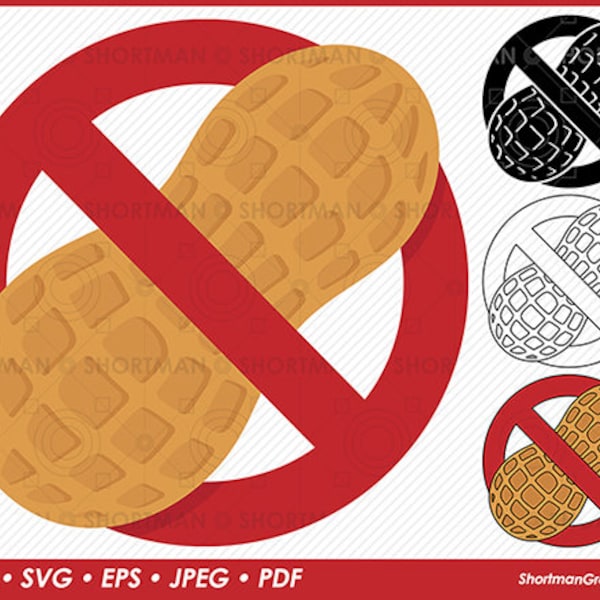 Peanut Allergy Clipart - SVG PNG Download