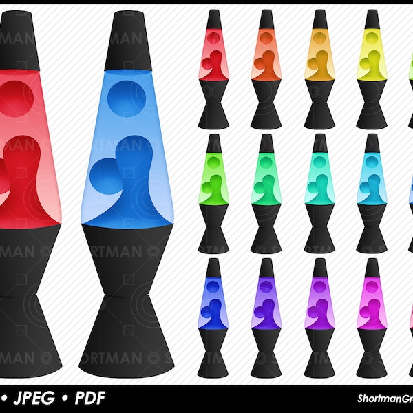 Lava Lamp Clipart - PNG JPG