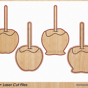 Candy Apple - LASER CUT - SVG