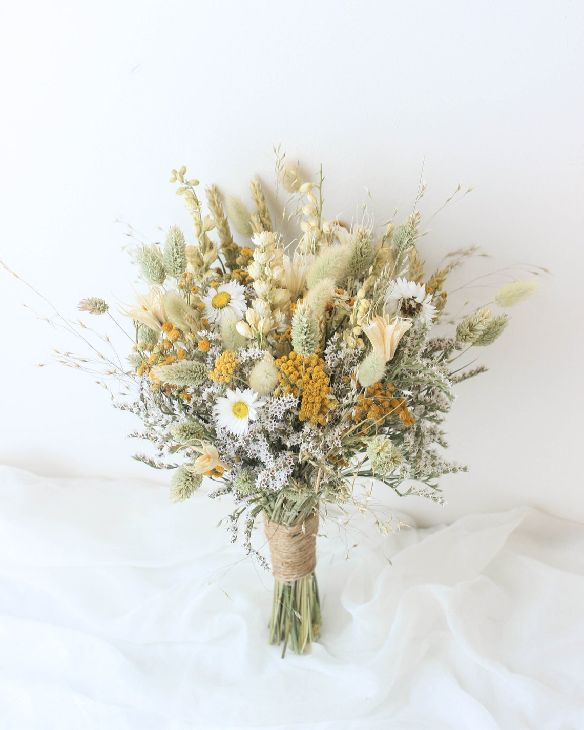 Light Airy Bouquet Pastel / Orange Cream light greenery | Etsy