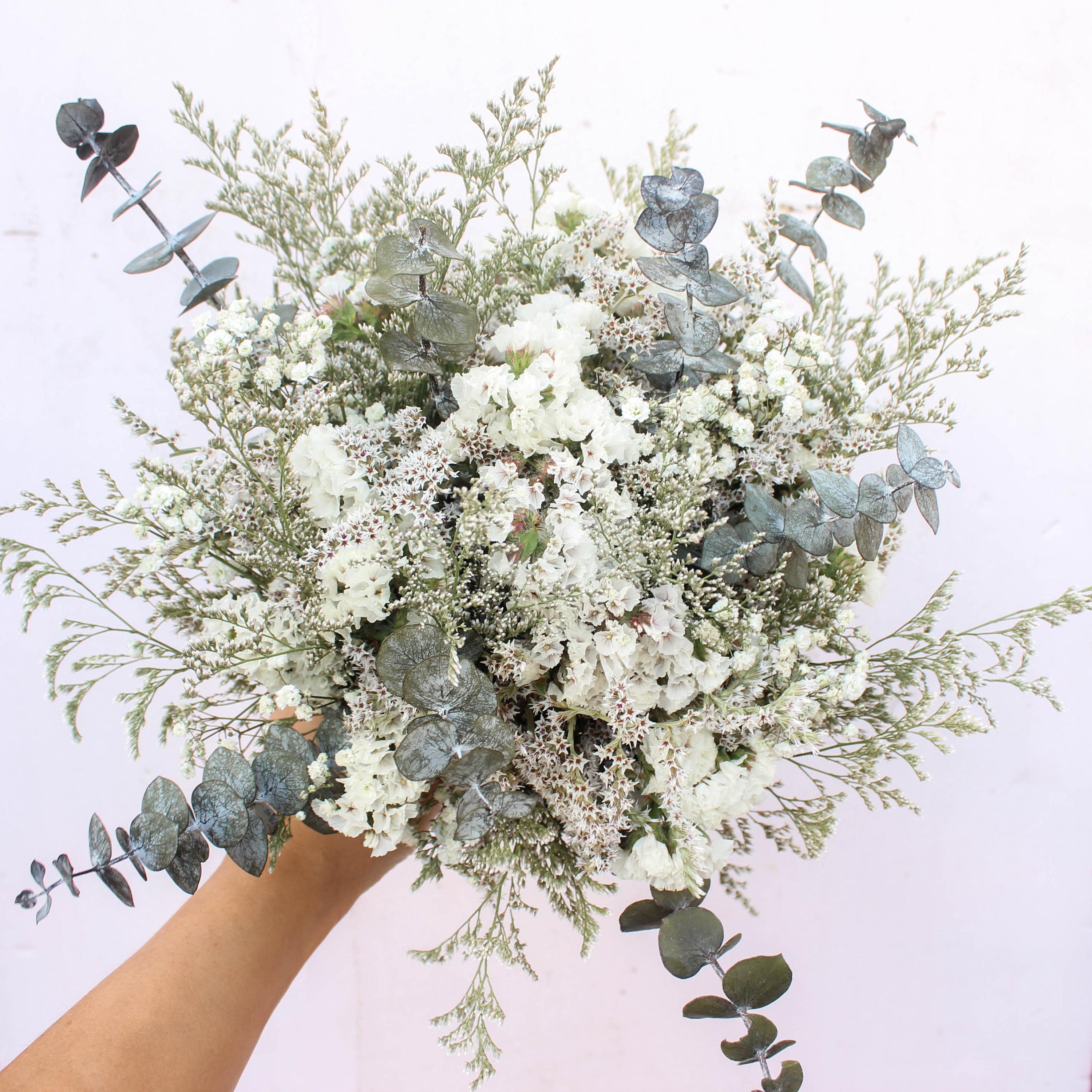 Dried Babys Breath Bouquet