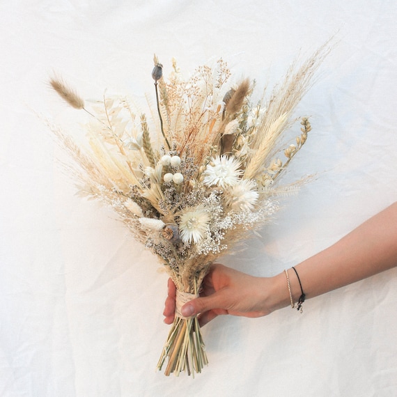 Pampas Grass Bouquet / Natural Real Dried flowers bouquet / Etsy