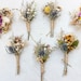 Assorted Thistle Boutonnieres / Rustic Dried flowers boutonniere / Real Lavender Buttonhole / Babies breath dried flowers mini bouquet