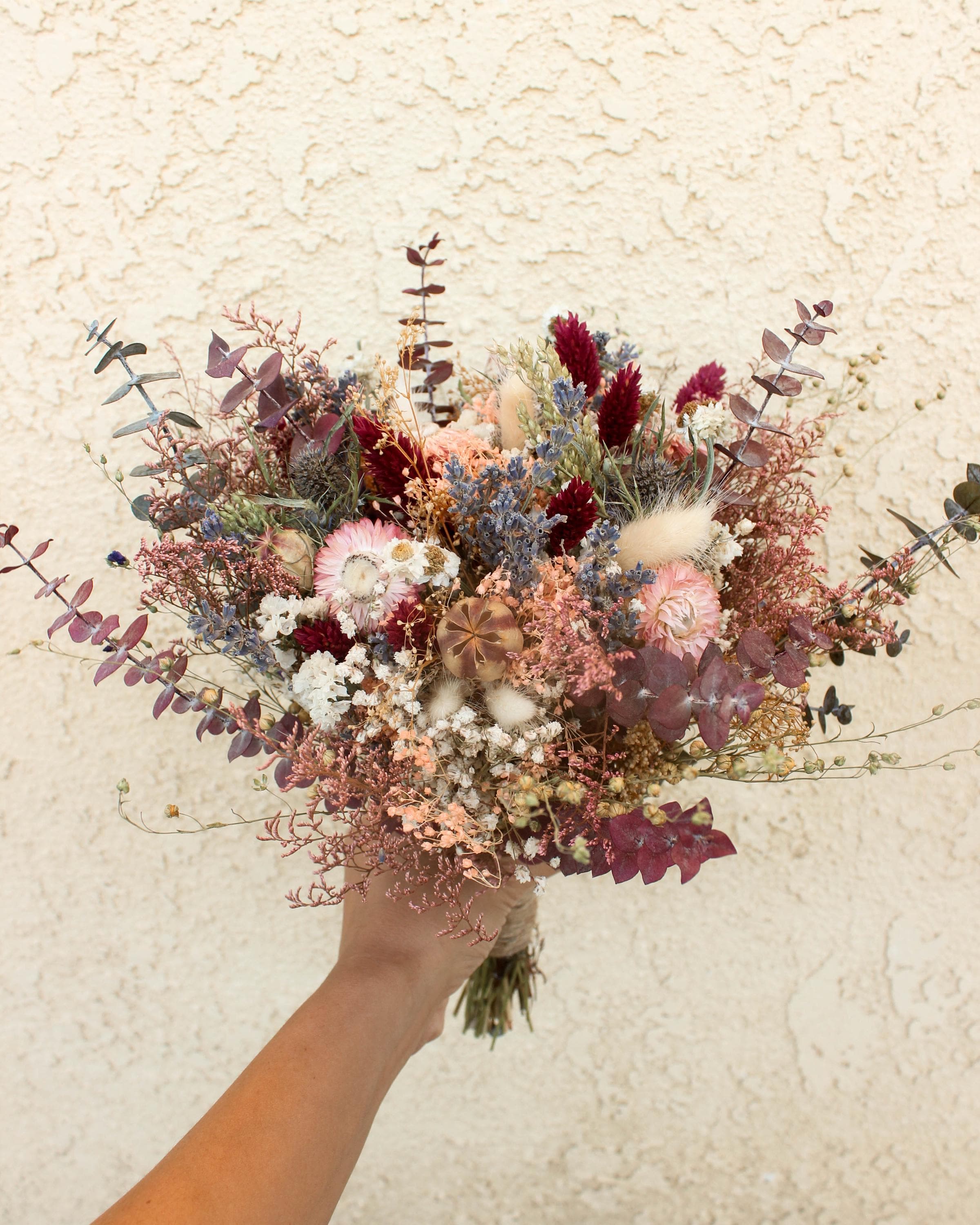 Autumn Dried Flowers Bouquet