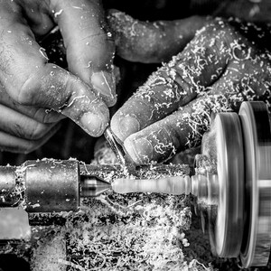 Working the Lathe
