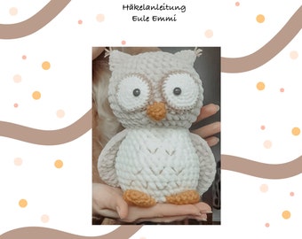 Crochet Pattern Owl Emmi German & English