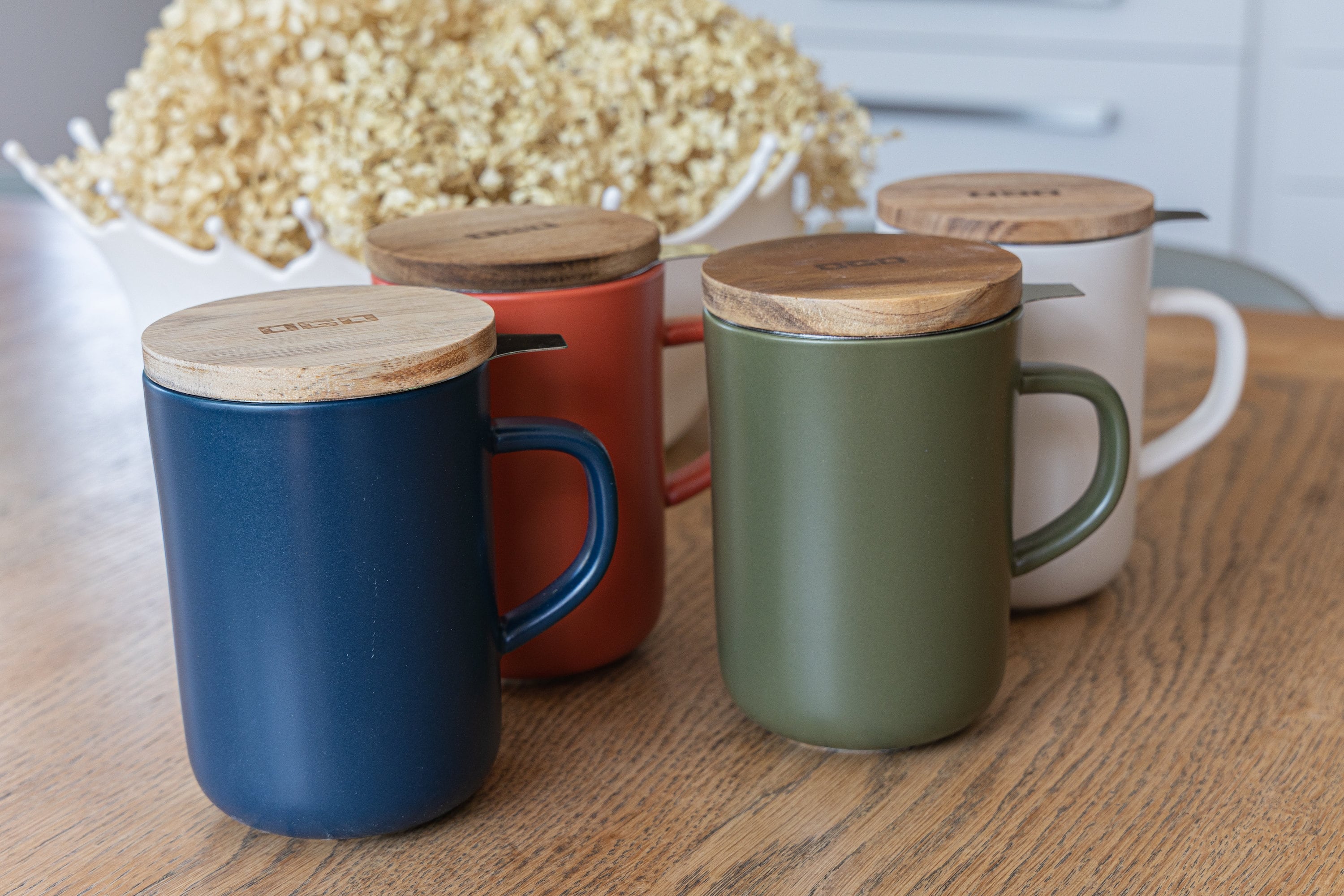 Tasse de thé en céramique avec passoire à thé et couvercle (400ml), tasse  de thé avec design de chat mignon, passoire à feuilles mobiles, vacances  cadeaux, anniversaire, maison chaleureuse (vert)