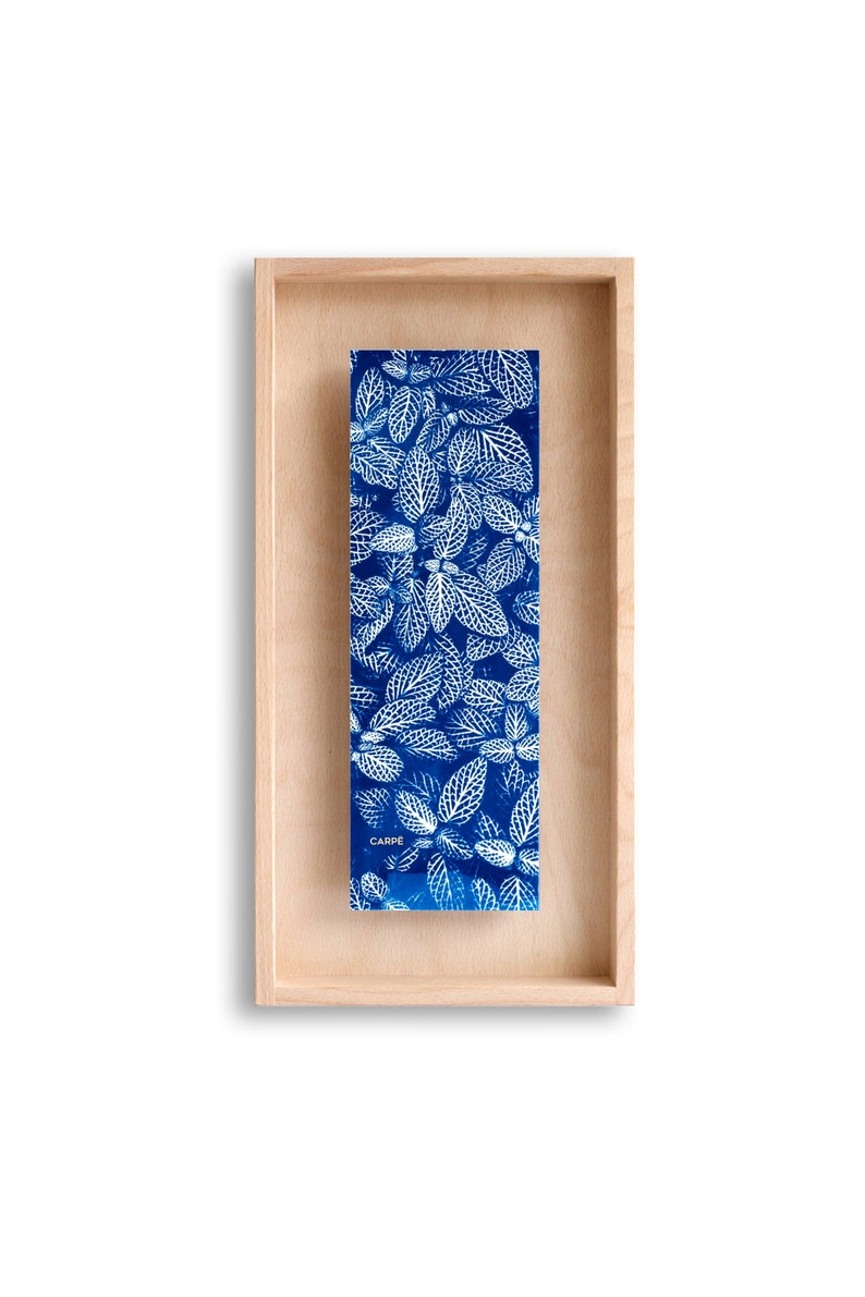 swabdesign – Cyanotype dans cadre en bois swabdesign – Cyanotype dans cadre en bois