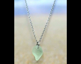 Authentic Sea Glass Necklace, Beach Glass Necklace, Sea Glass Jewelry, Beach Glass Jewelry, Beach Jewelry, Mermaid Tears, unique