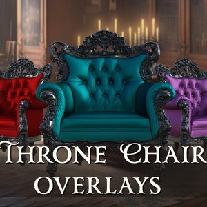 Fantasy Chair Throne overlays 3