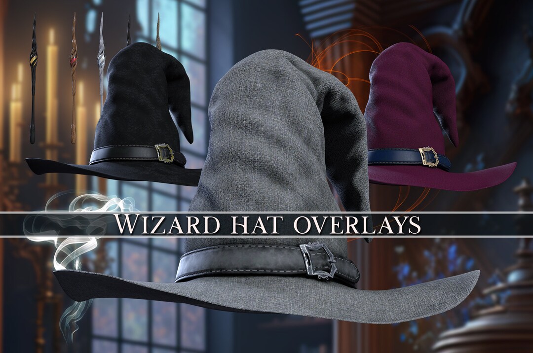 Wizard Hat Overlays , Magic Wand , Magic Overlays , Halloween , Witch ...