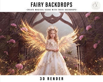 Forest Secrets backgrounds ,  Forest Fantasy Digital Background Photo Overlays, Photography Backgrounds and Backdrops