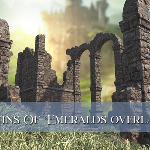 Ruins Of Emeralds overlays , Ruins Overlays , Fantasy overlays