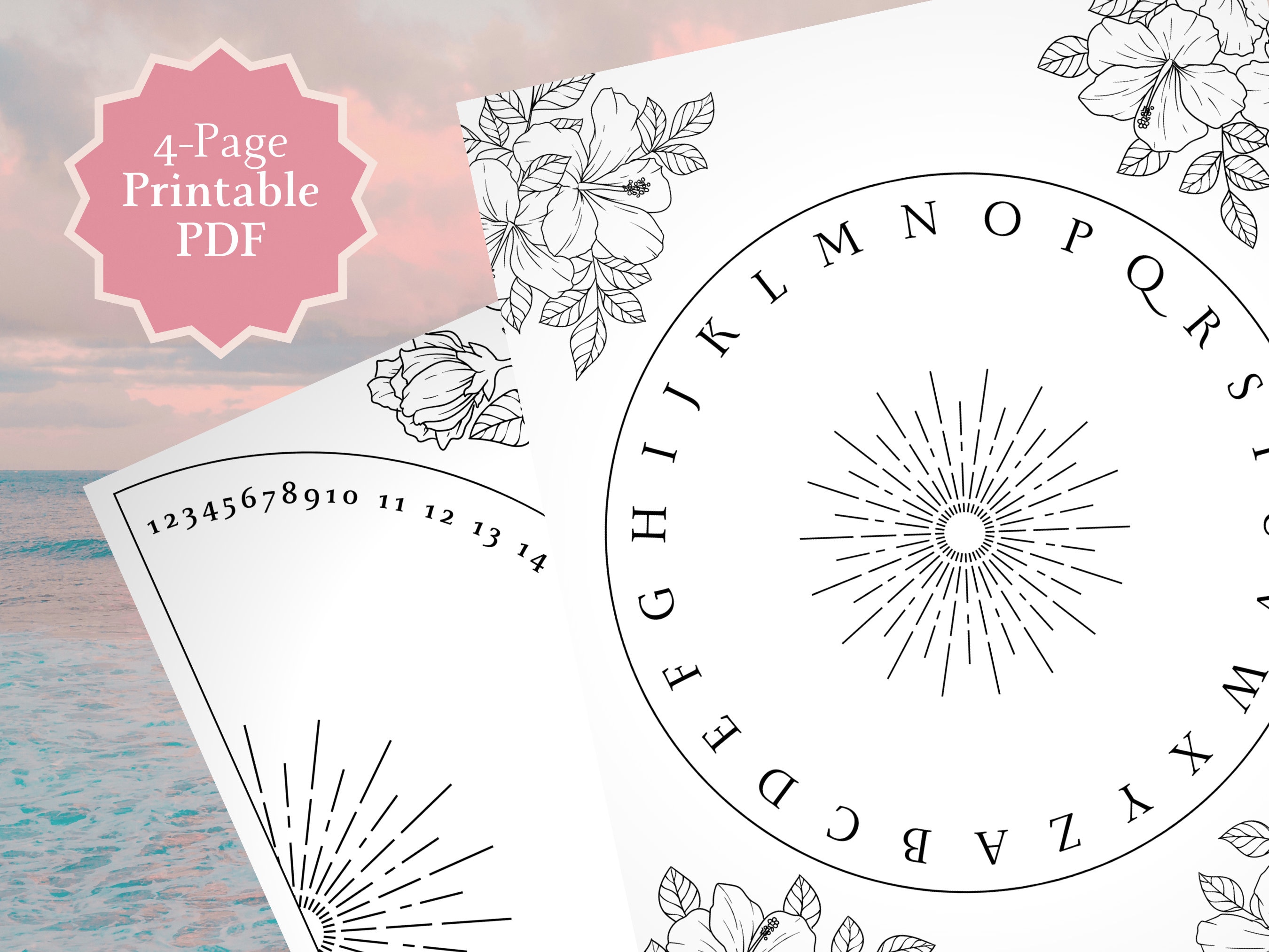 Pendulum Board Coloring Pages Printable PDF Digital Download - Etsy