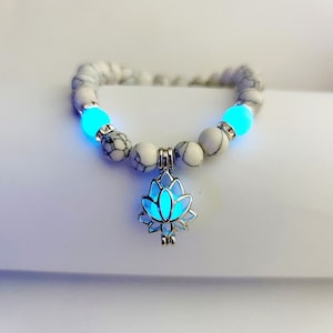 100 Perles Blanches Phosphorescentes - Diamètre 6 Mm - Pour Création Bijoux