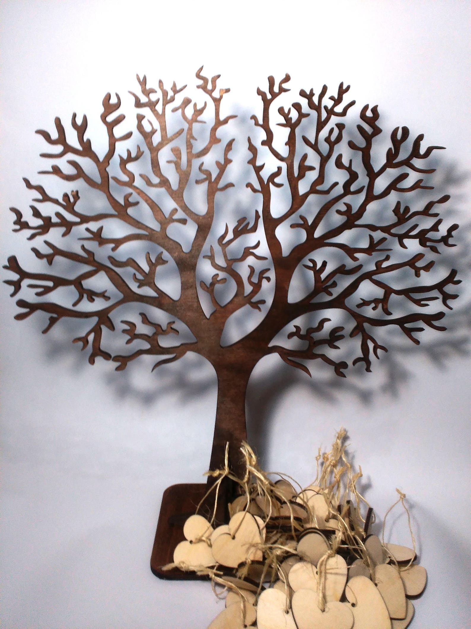 Wishing Tree Large Wooden Guest Book Wedding wish tree guest Etsy