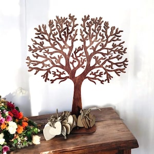 Libro degli ospiti per matrimonio rustico Libro degli ospiti alternativo Libro degli ospiti personalizzato Albero degli ospiti per matrimonio Libro degli ospiti alternativo Libro degli ospiti Cuore Albero dei desideri