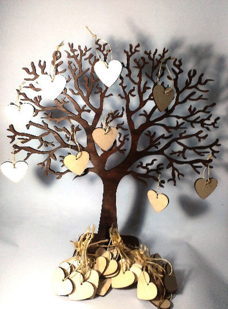 Rustikale Hochzeit Wunsch Baum Hochzeit Gästebuch Hochzeit Etsy