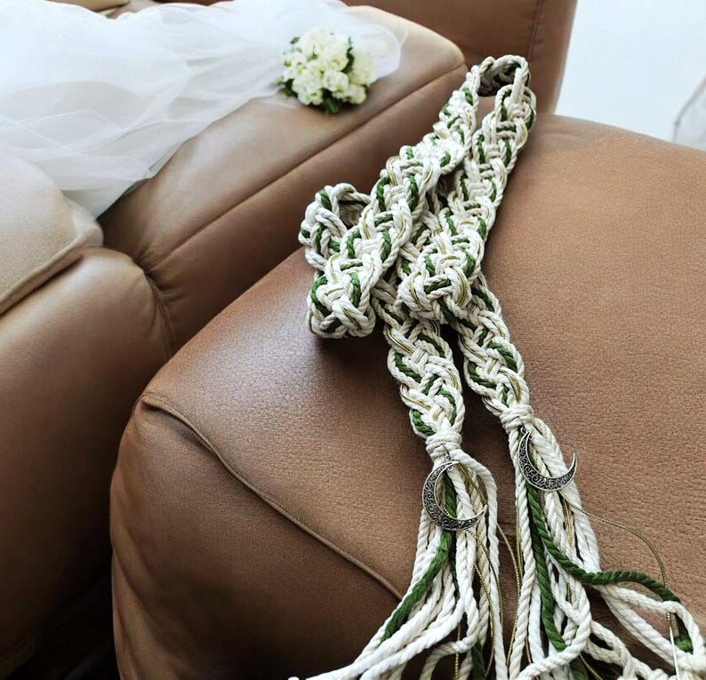 Scottish Rope Celtic Handfasting Cord, Personalized Handfasting Cord, Irish Tradition ...