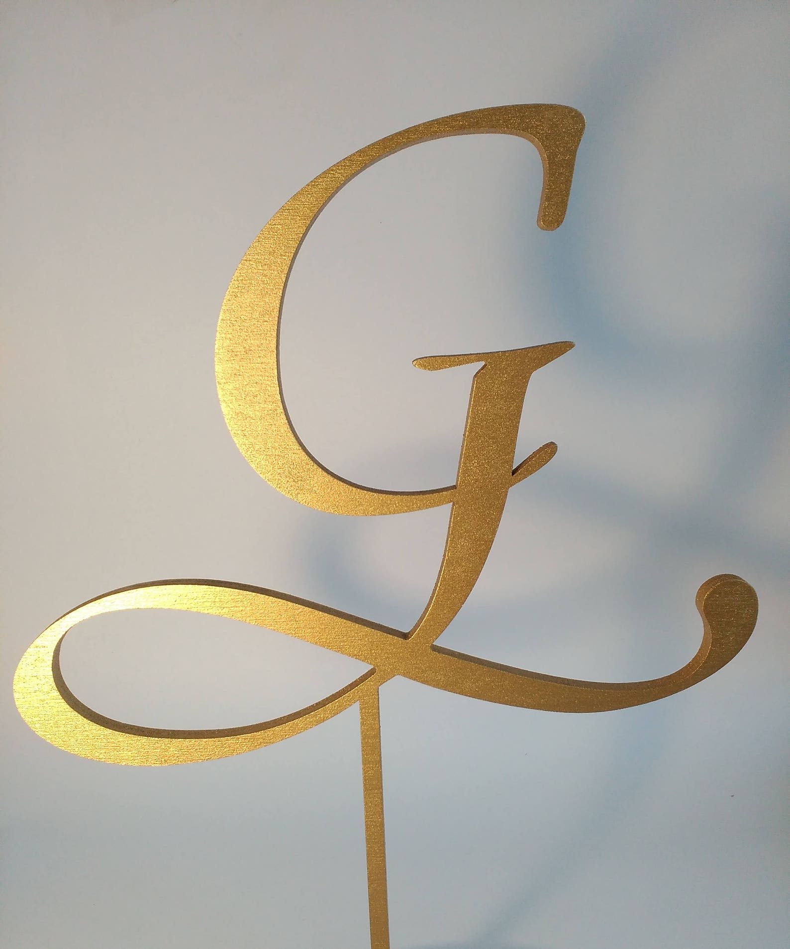 Initials Cake Topper Letter K Cake Topper Wedding Cake Topper Etsy