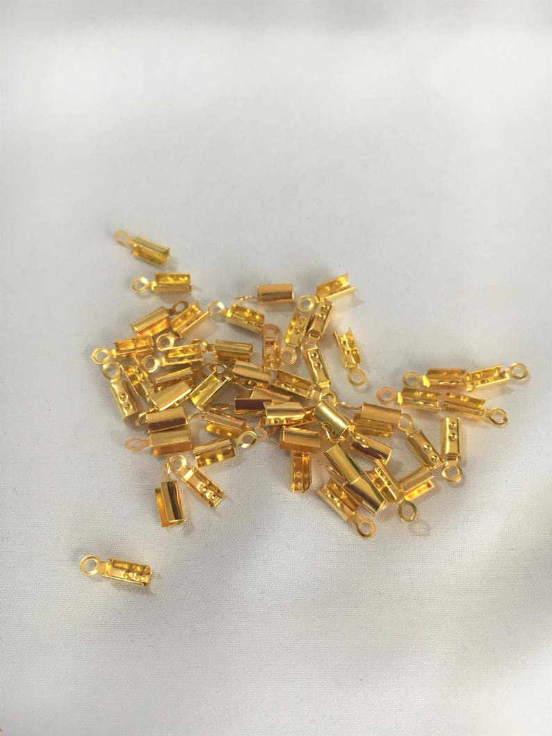 Cord Crimp Ends Fold Over Crimps Leather Ends Crimps Etsy Australia