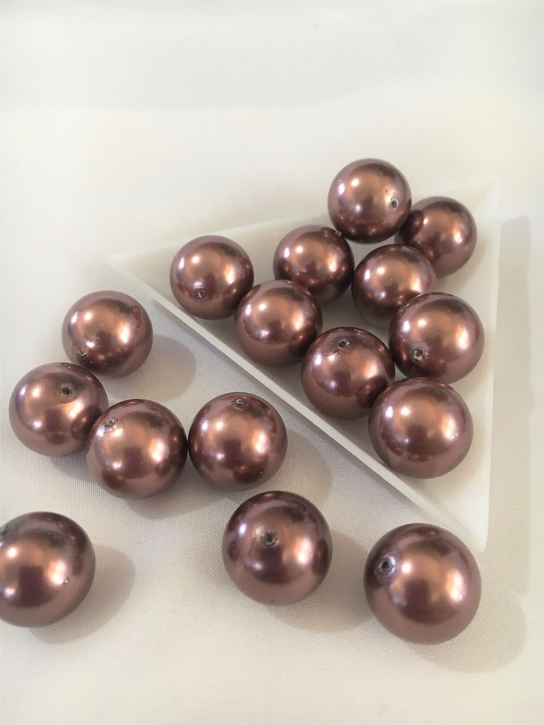 100 Loose 6mm Glass Imitation Pearl Beads - Multicolor Mix For Jewelry Making
