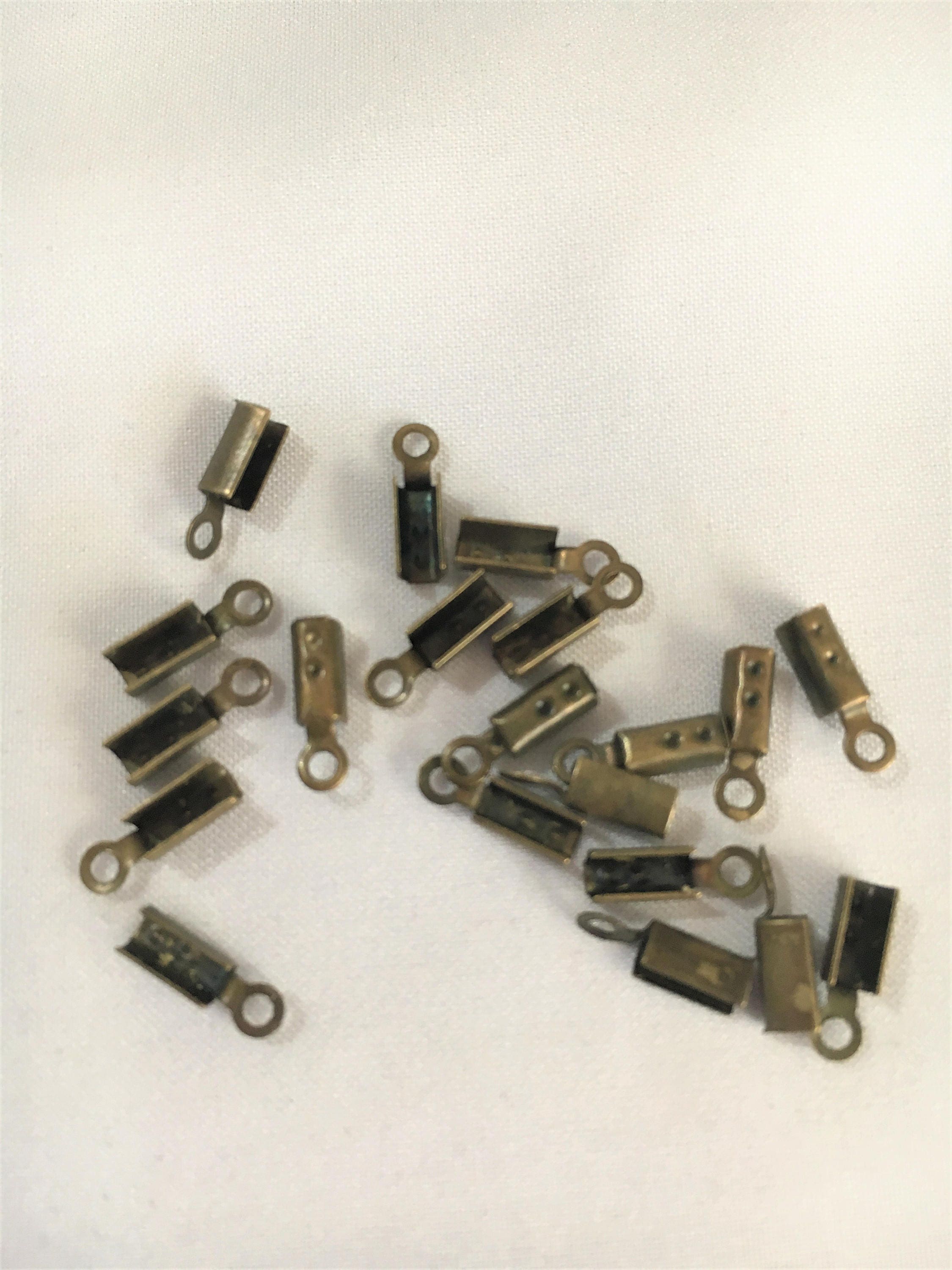 Cord Crimp Ends Fold Over Crimps Leather Ends Crimps Etsy Australia