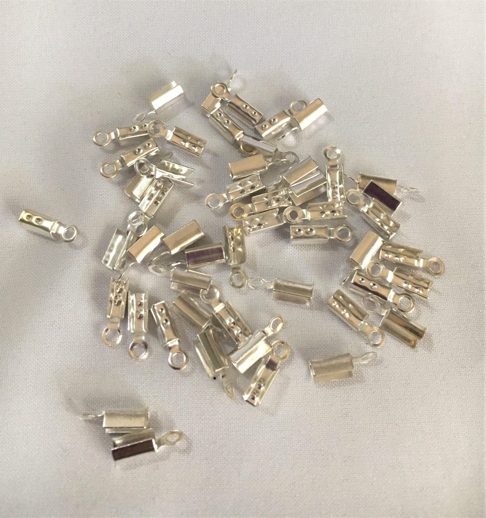 Cord Crimp Ends Fold Over Crimps Leather Ends Crimps Etsy Australia